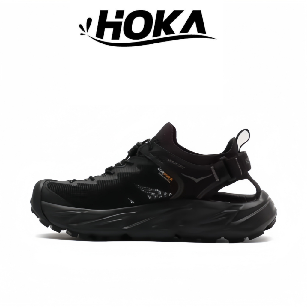 HOKA ONE ONE HOPARA 2 สีดำ ของแท้ 100 % รองเท้า รองเท้าวิ่ง รูปแบบ