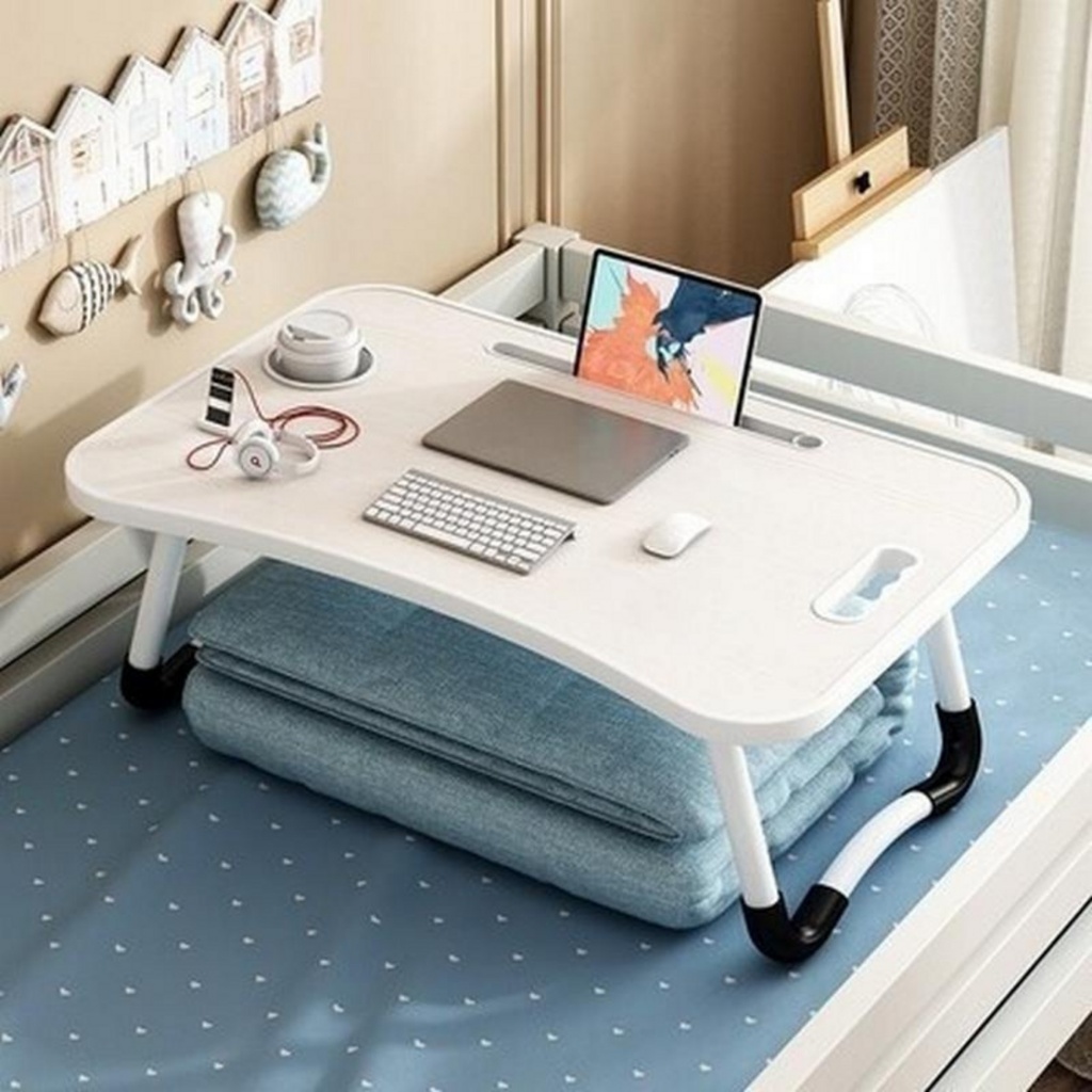 ต๊ะพับญี่ปุ่น สีขาว น้ำหนักเบา เคลื่อนย้ายสะดวก เหมาะสำหรับทุกคนไม่ว่าจะเป็น นักเรียน นักศึกษา ใช้วา