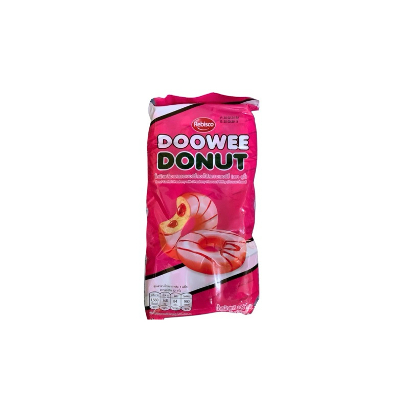 โดนัท DOOWEE DONUT ขนมปังสอดไส้ X12ซอง