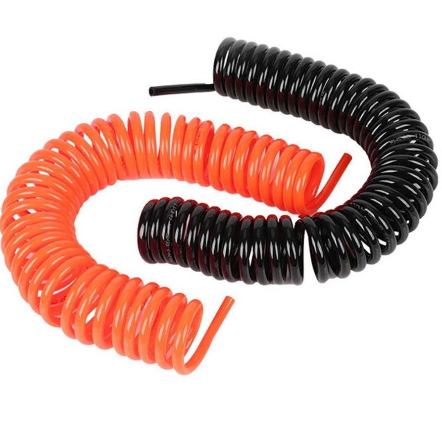 สายลม แบบสปริง ขนาด 8X5 mm. PU AIR HOSE