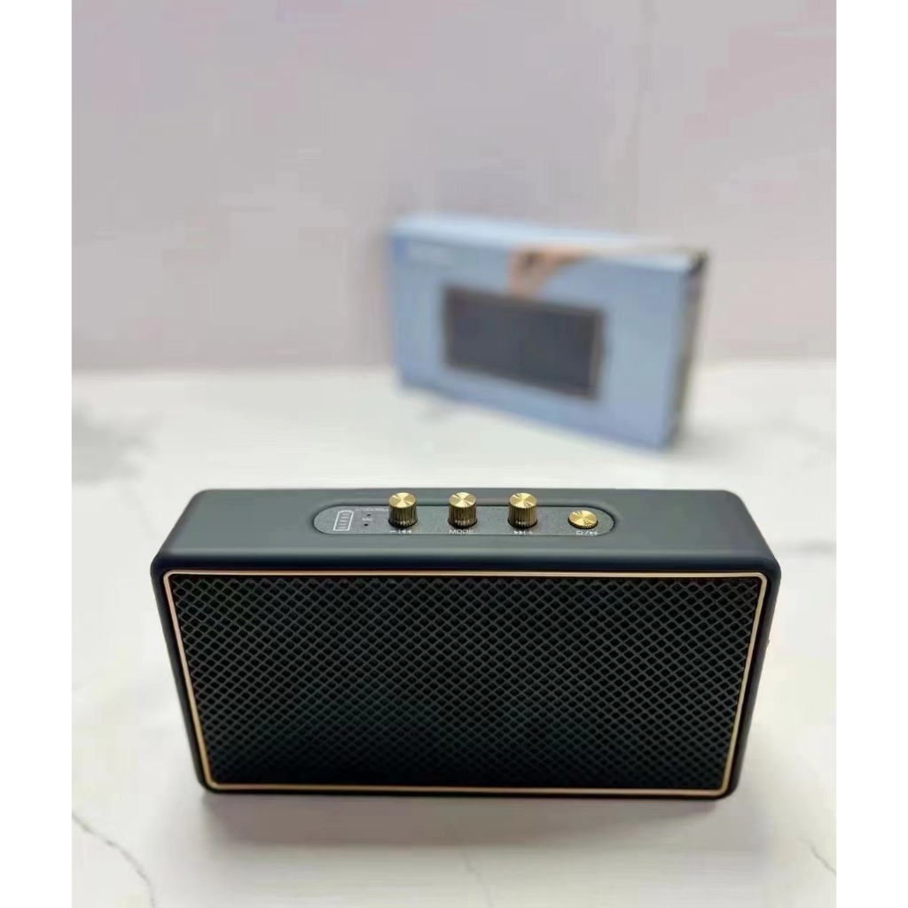ลำโพงบลูทูธ มีสายหิ้ว Speaker Bluetooth M18 mini สไตมินิมอล FM /TF card และ Auxได้