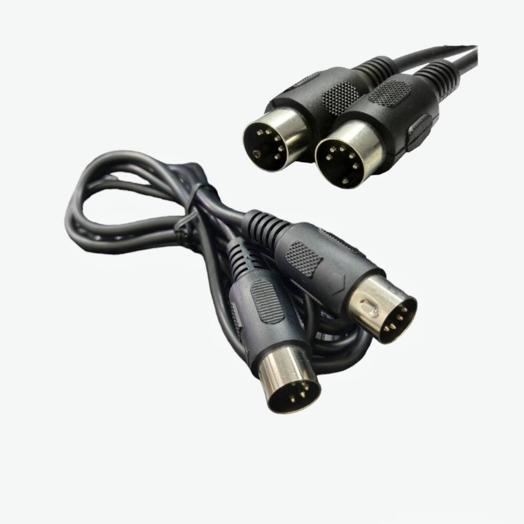 สาย MIDI DIN 5PIN ปลั๊กดิน 5 ขา 5PIN ตัวผู้-สองหัว DIN สายเชื่อมต่อสาย MIDI DIN สายต่อสัญญาณเสียง