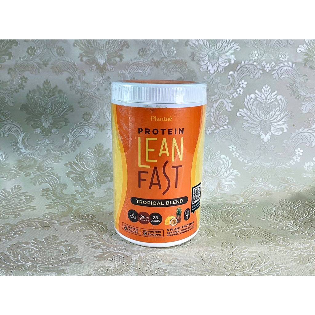 แพนเต้ Plantae Lean Fast รสผลไม้ทคอปริคาน่า TROPICAL BLEND (หมดอายุ 01-08-2024) ของใหม่ ขนาด 500 กรั