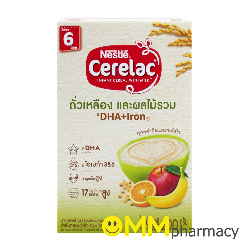 NESTLE CERELAC ถั่วเหลืองและผลไม้รวม 200G.