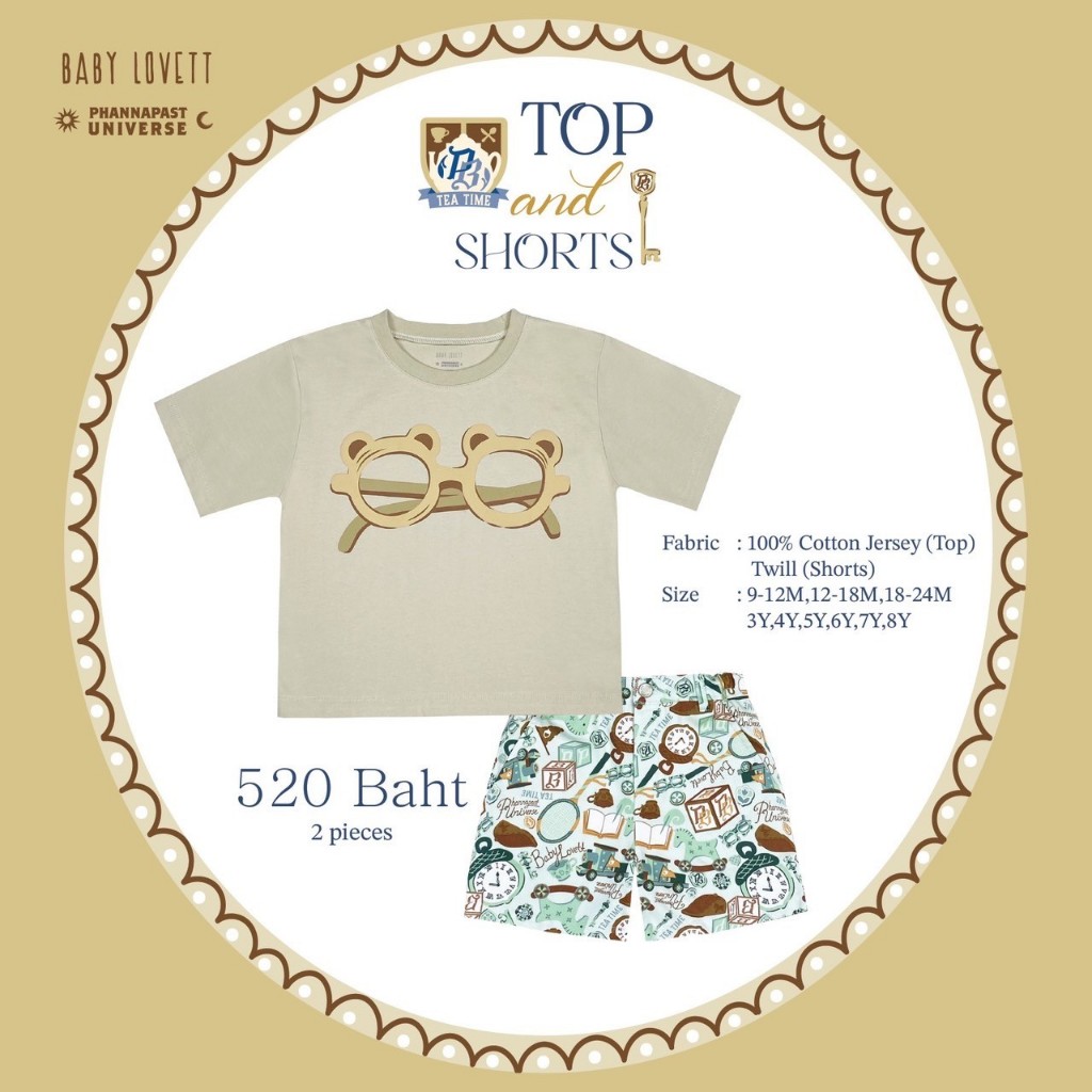 28 Tea Time - Top and Shorts
