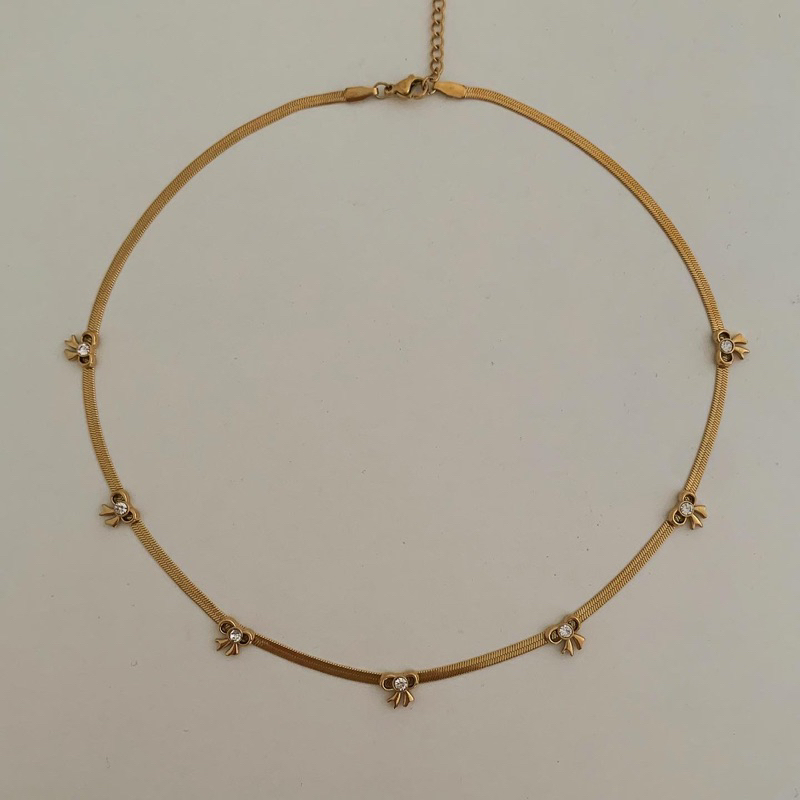 HER OBJECTIVE_HER ANNA BOW NECKLACE