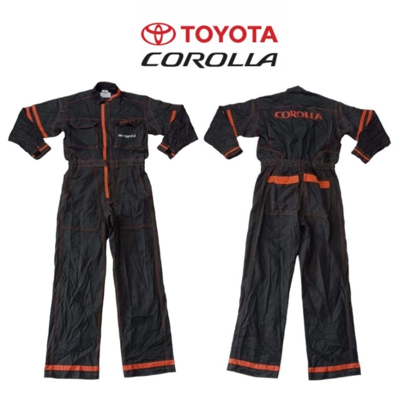 ชุด​หมี​ ชุด​ช่าง​ ​ชุด​ยูนิฟอร์ม​ ชุดทำงาน​ Toyota​ Size​: L​ ดำ​ ใหม่ no.49