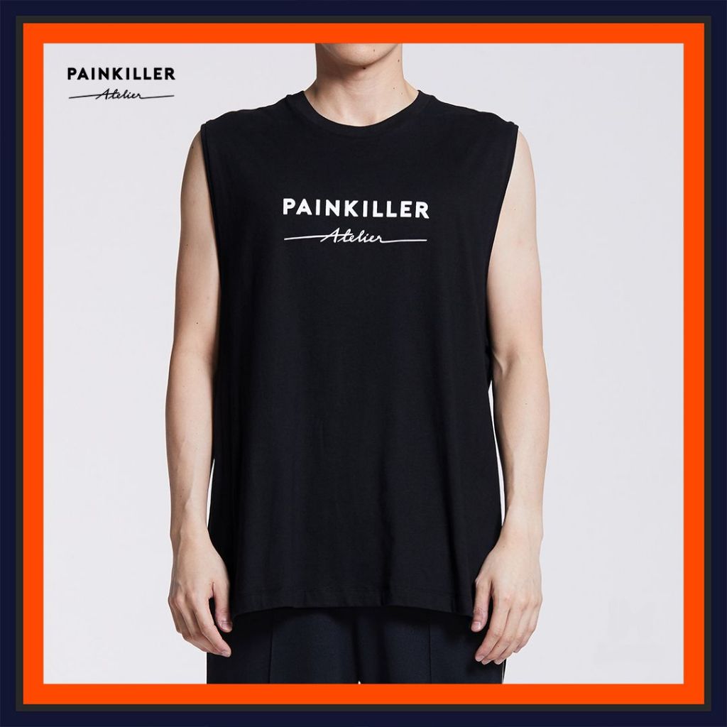 PAINKILLER เพนคิลเลอร์ เสื้อยืด แขนกุด เสื้อผ้าผู้ชาย / PK ORIGINAL SLEEVELESS TEE / TANK / SL24