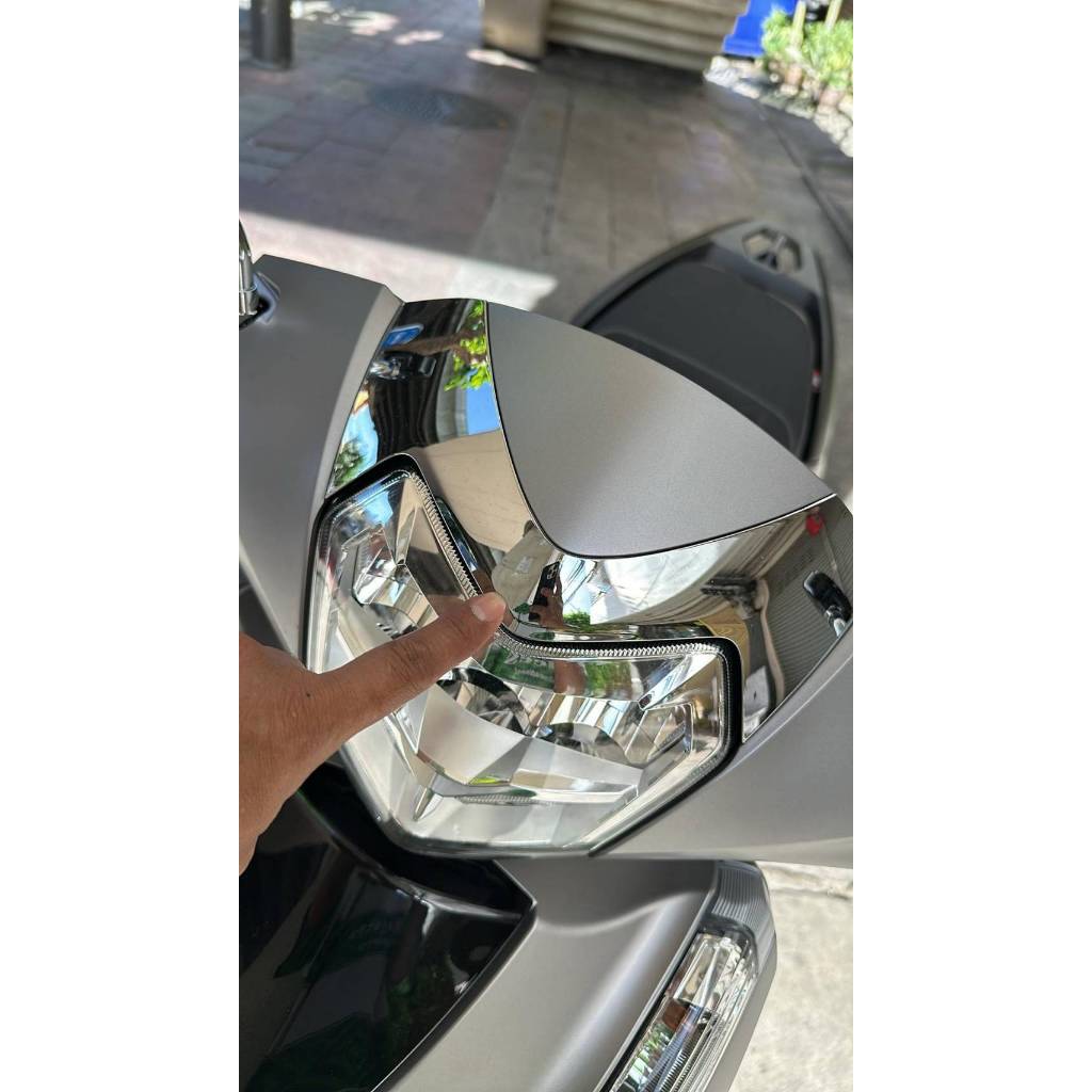 ครอบตกแต่งฝาครอบแฮนด์ตัวบนHonda Lead125 (2021-2023) " 53207-K12-V00 " สินค้าแท้เบิกศูนย์บริการ HONDA