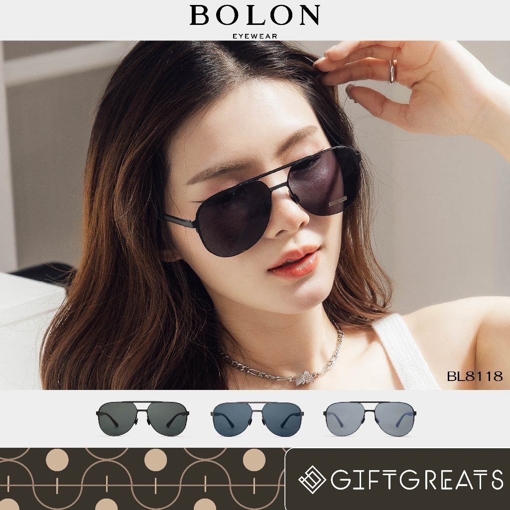NEW แว่นกันแดด BOLON Bundang BL8118 - SS24 Bolon Eyewear sunglasses โบลอน giftgreats
