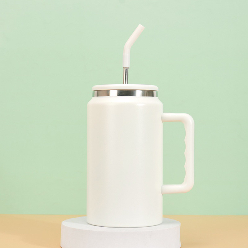 แก้ว Tumbler มินิมอล เก็บความเย็น มีหลอดแถมให้ในเซต