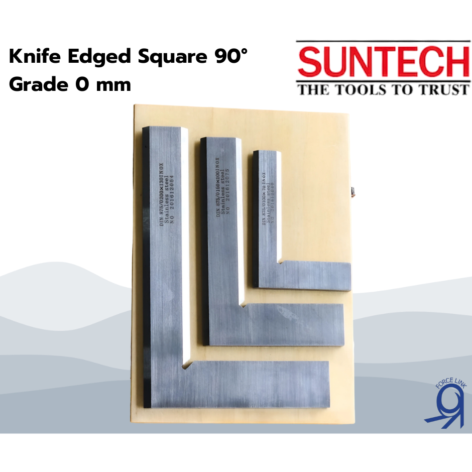 ฉากวัดชิ้นงาน ฉากคมมีด ฉากเส้นผม Knife Edged Square 90°