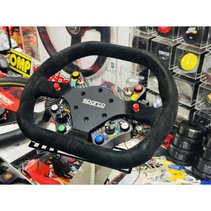 พวงมาลัย Sparco P310 limited รุ่นพิเศษ พร้อมชุดสวิชต์ racing hub prorace switch button