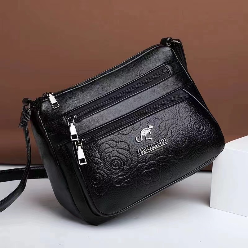 【พร้อมส่ง-ราคารดี】กระเป๋าสะพายข้าง สไตล์เกาหลี  จุกของได้เยอะ  มี3ช่องชิปใช้งาน