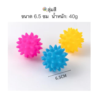 AL-1201 ลูกบอลยางกัดของเล่นสุนัข หมา (สุ่มสี) บีบแล้วมีเสียงปี๊บๆ แข็งแรงทนทาน ราคาถูก พร้อมส่ง🍭🦮