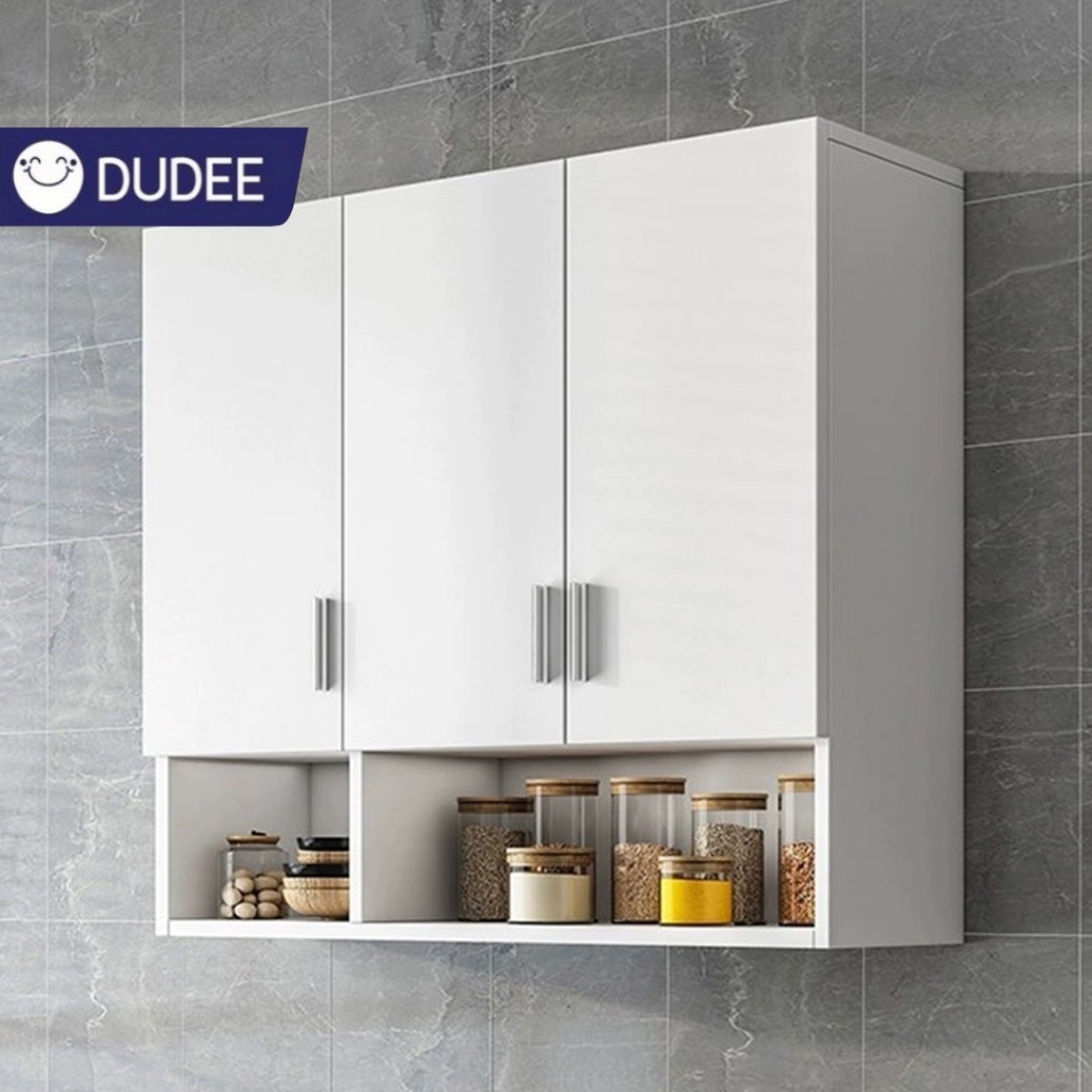 DUDEE ตู้ครัวติดผนัง ตู้เก็บของอเนกประสงค์ ชั้นวางของในครัว สไตล์มินิมอล สวยงาม ทันสมัย