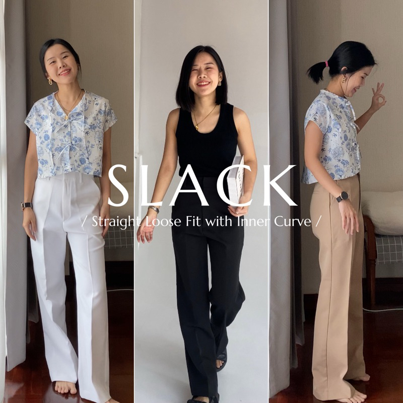 HYDE – SLACK PANTS – กางเกงทรงตรงคอดเข่า เน้นขาเล็กเพรียว (งานอัดกาวทั้งตัว) ราคา ถูกที่สุด ดีลบีเคเค แกลเลอรีภาพที่ 8
