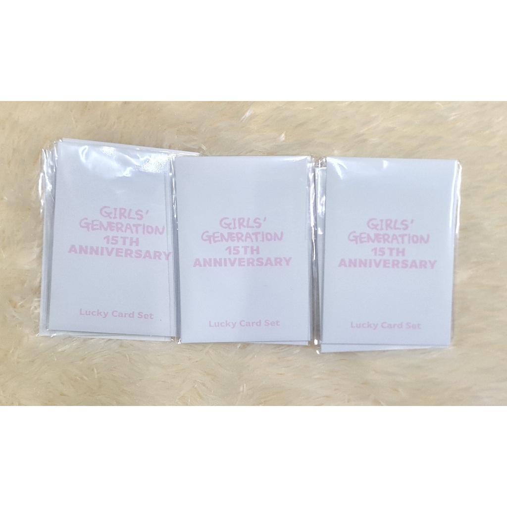 พร้อมส่ง SNSD 16th Anniversary Lucky Card Set