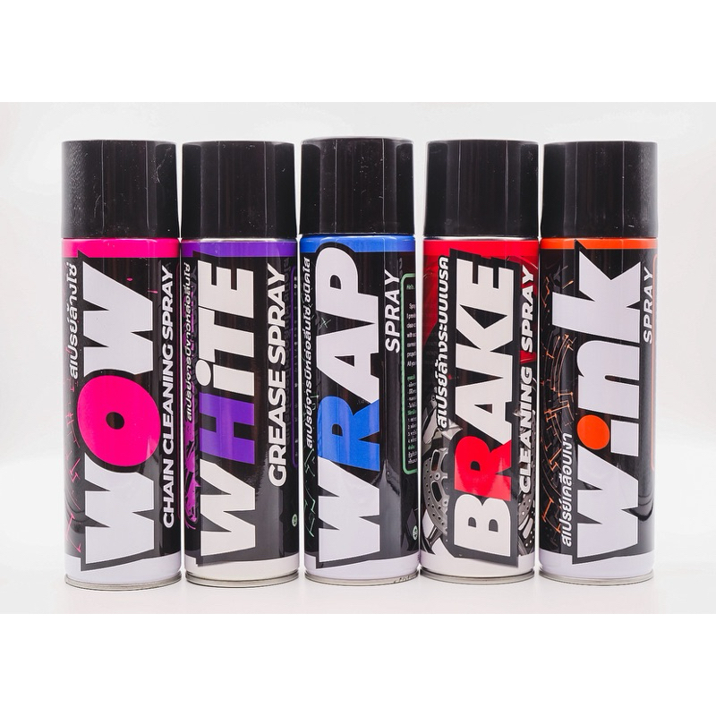 LUBE71 สเปร์ยเคลือบสี สเปร์ยล้างโซ่ สเปร์ยเคลือบโซ่สำหรับรถจักรยานยนต์ ขนาด 600ML