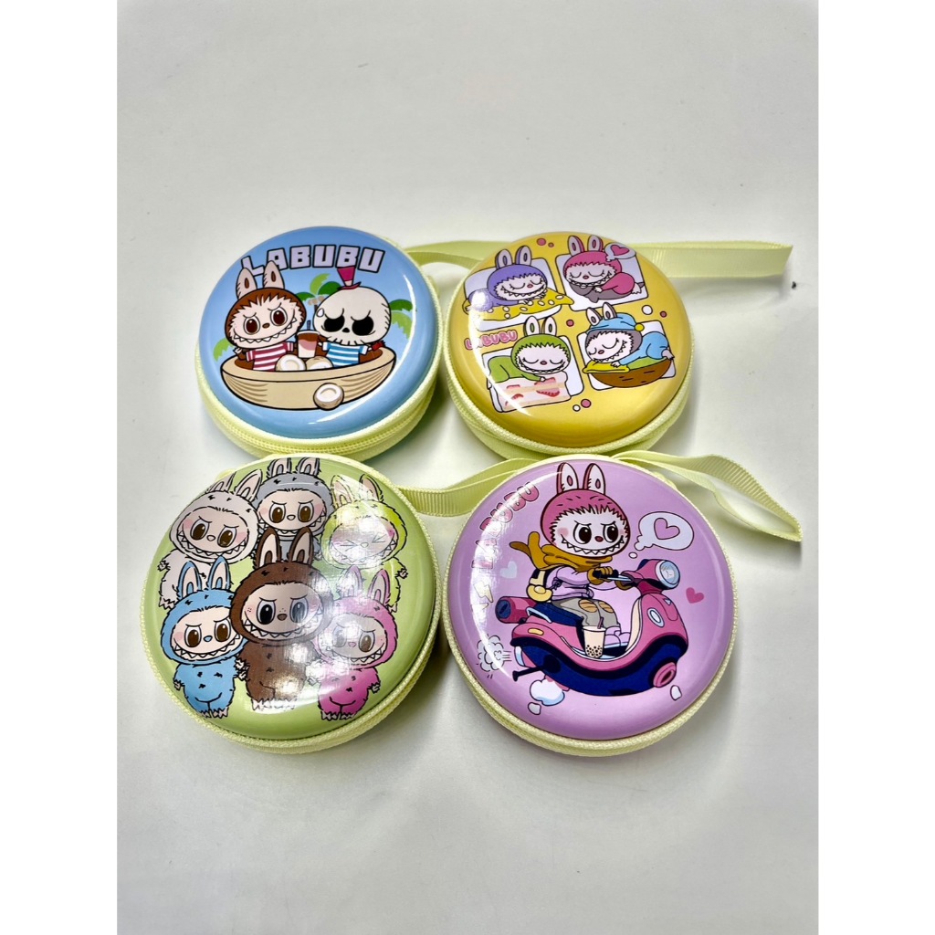 13แบบ เลื่อกสีได้ กระเป๋าสี่เหลี่ยมใส่เหรียญหูฟังสไตล์การ์ตูน Cartoon wallet with ziper FXLQB