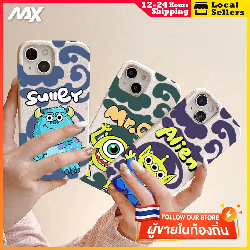 MAX กล้องป้องกันสีขาวเป็นมิตรกับสิ่งแวดล้อมกันกระแทกน่ารักการ์ต สินค้าพร้อมส่ง เคสไอโฟน11 เคส iphone 11 13 Pro Max