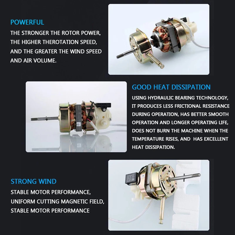 มอเตอร์พัดลม ตั้งพื้น 16″ นิ้ว HATARI ฮาตาริ ทองแดงแท้ แถม คาปาซิเตอร์ แกนคอ น็อต ปุ่มดึงส่าย ตัวล็อคใบพัดลม อะไหล่พัดลม - รูปที่ 3