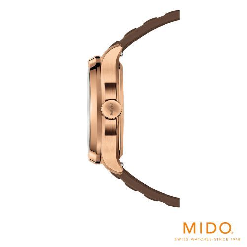 Mido รุ่น MULTIFORT TV BIG DATE นาฬิกาสำหรับผู้ชาย รหัสรุ่น M049.526.37.291.00 สีน้ำตาล
