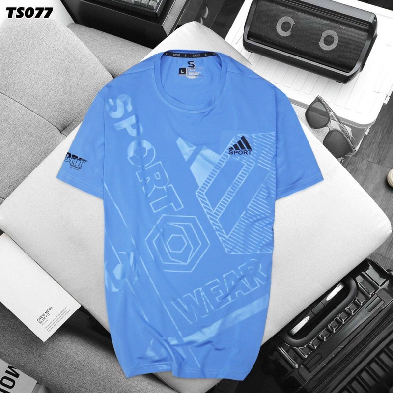 พร้อมส่ง! เสื้อกีฬาสปอร์ตคอกลม SPORTS เสื้อบอล มีครบไซส์ผ้านิ่มใส่สบายใส่ออกกำลังกาย ระบายความร้อนได้ดี