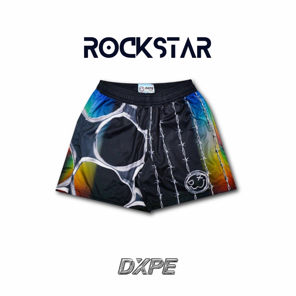 กางเกงขาสั้นสไตล์สตรีท DXPE - Rock Star 2024