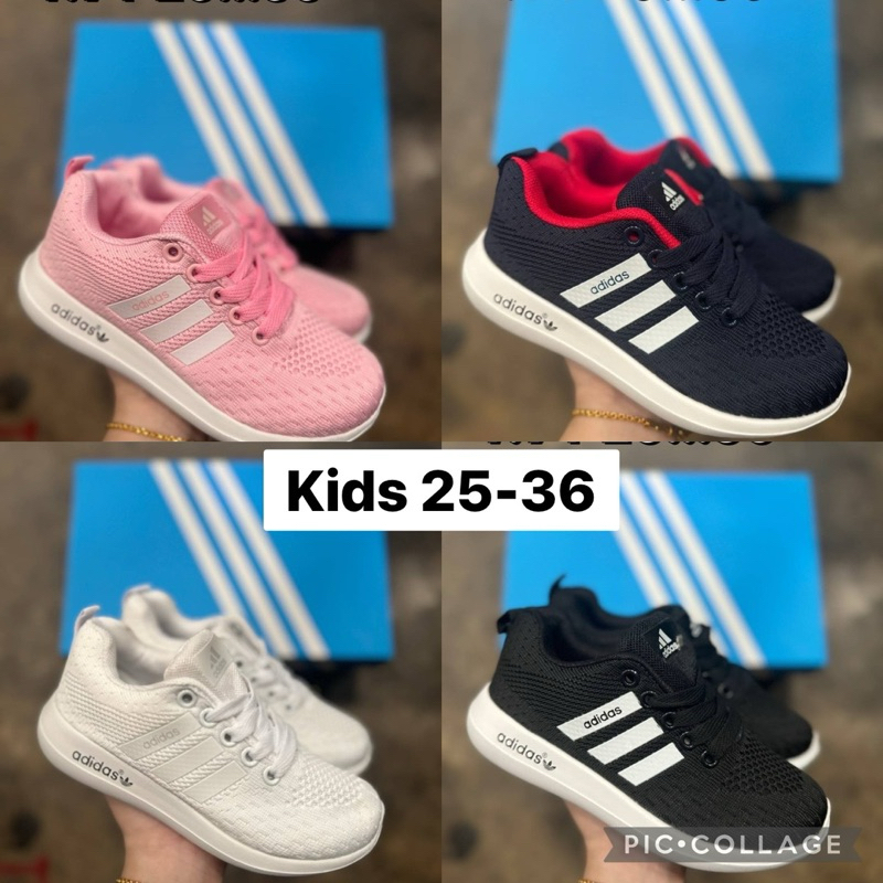 พร้อมส่งรองเท้าผ้าใบเด็ก(25-36) เด็กผู้หญิงผู้ชายเอาใส่สบาย