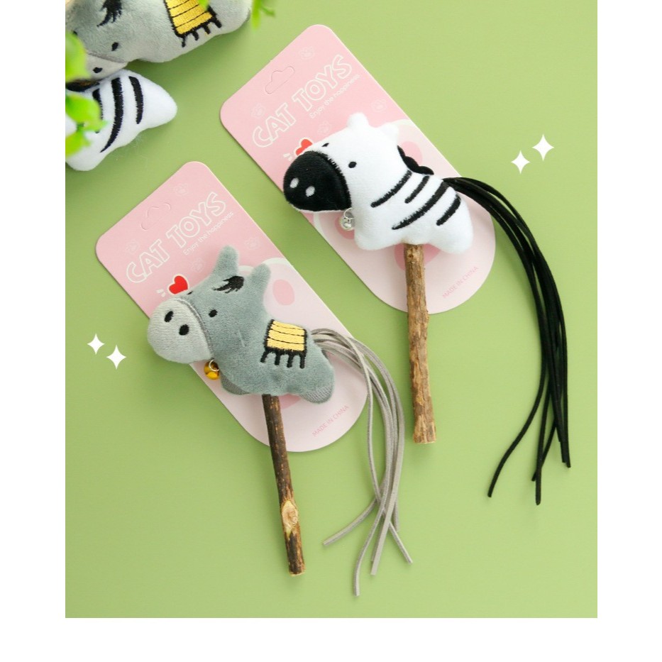 PEKO PET&CAT ตุ๊กตาไม้มาทาทาบิ [007] ของเล่นแมว ตุ๊กตาไม้แคทนิป ไม้มาทาทาบิ ขัดฟันแมว ลดคราบหินปูน