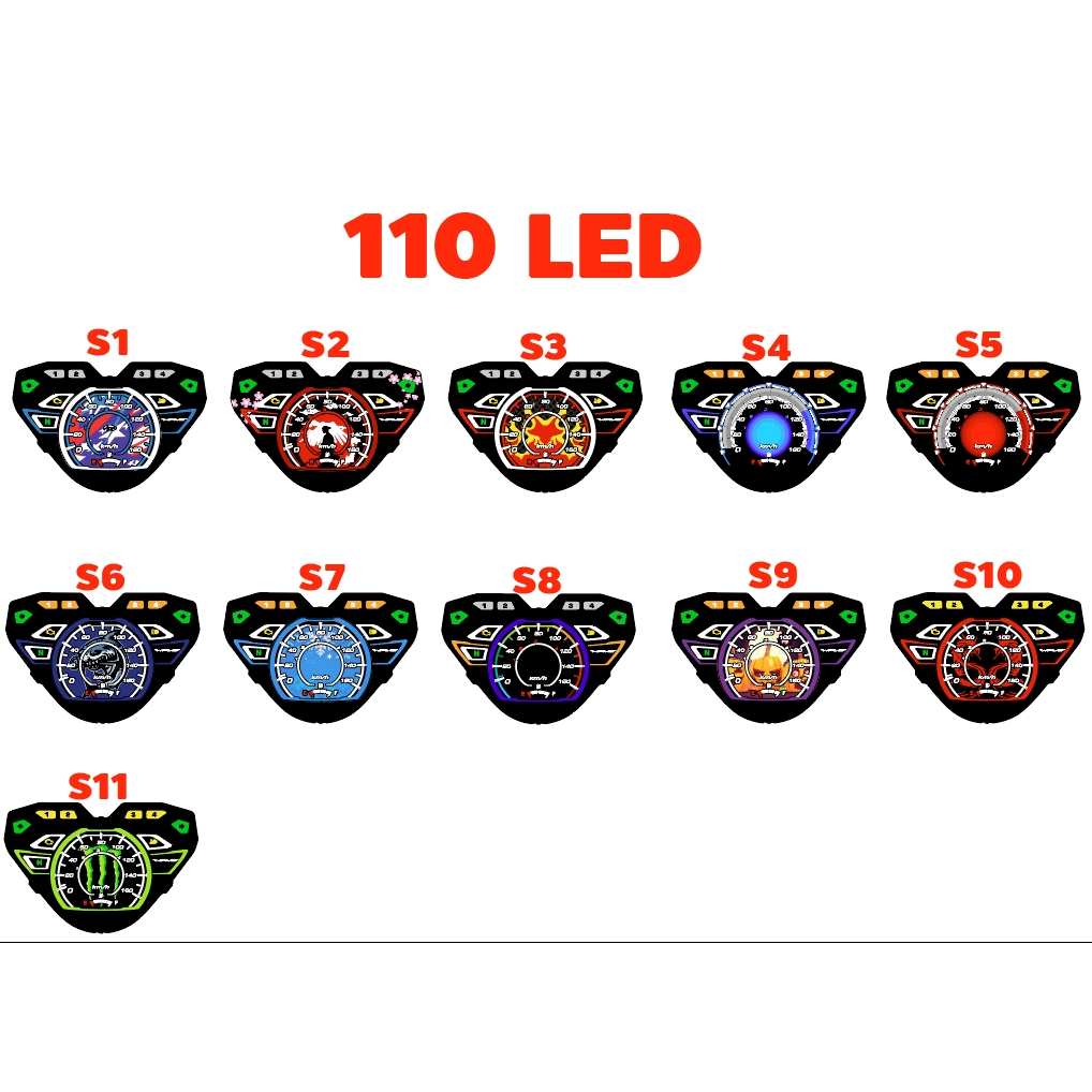 แผ่นไมล์110 led งานสีเข้มๆสั่งออกแบบได้