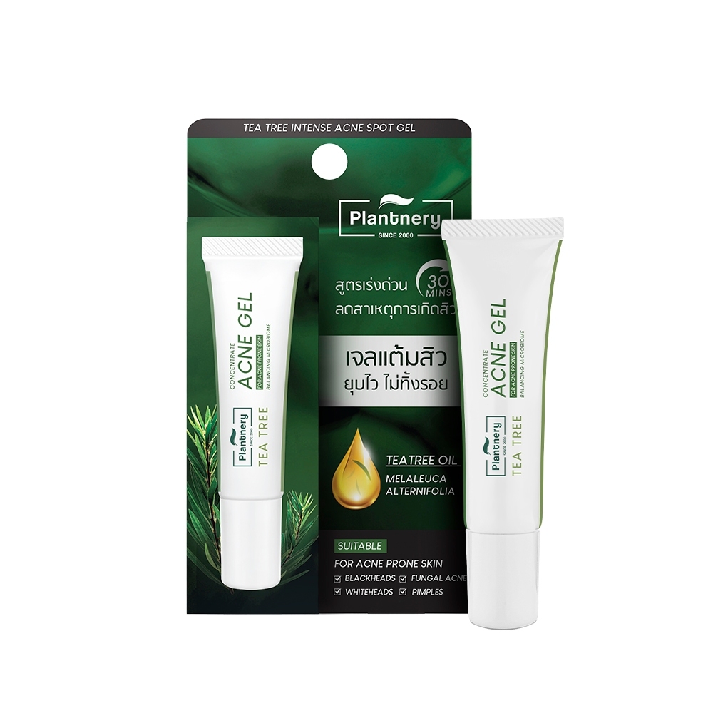 COSME.th---Plantnery Tea Tree Intense Acne Spot Gel 15g. เจลแต้มสิว ที ทรี สูตรเข้มข้น