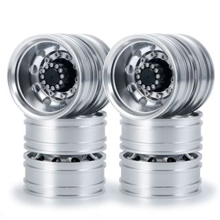 Rc Truck ล้อรถบรรทุกอลูมิเนียม CNC สำหรับรถบังคับ 1/14 Metal…