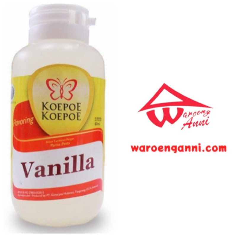 Indonesia Koepoe Koepoe Pasta Vanilla / Flavouring Vanilla Paste 60 ml