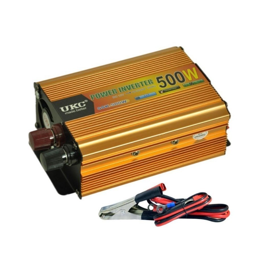 เครื่องแปลง ไฟแบตเตอรี่12V เป็นไฟฟ้าบ้าน 220V Inverter อินเวอร์เตอร์ 500 watt 2V to 220V. ราคาถูก - รูปที่ 3