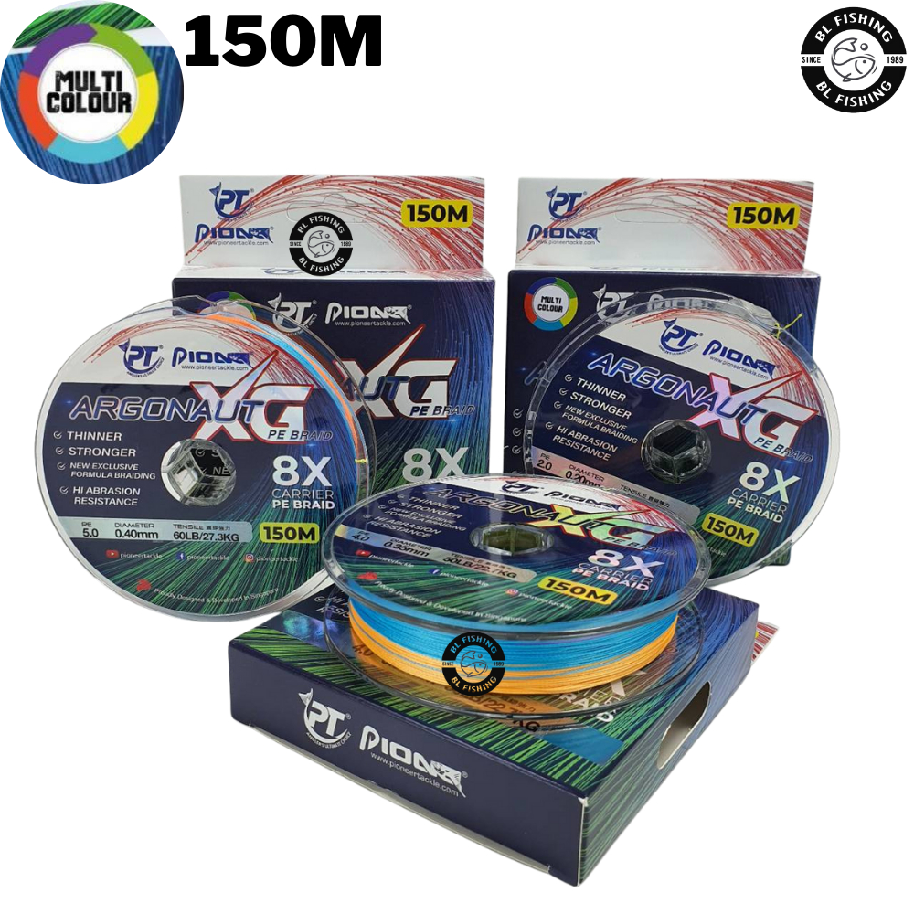สายPE8X Pioneer ArgonautXG 150m Multi Colour