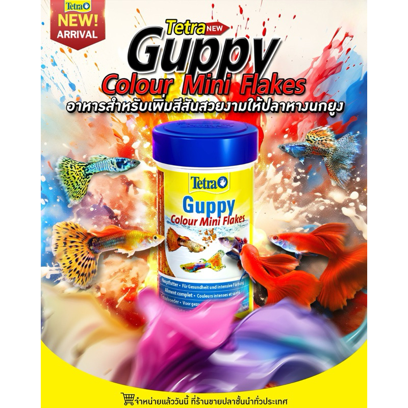 Tetra Guppy Colour Mini Flakes 100ml