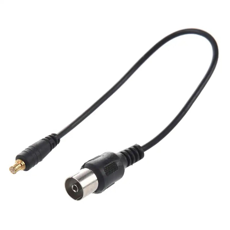 RF COAXIAL เป็น MCX เสาอากาศทีวีอะแดปเตอร์สายเคเบิล DVB-T dvbt