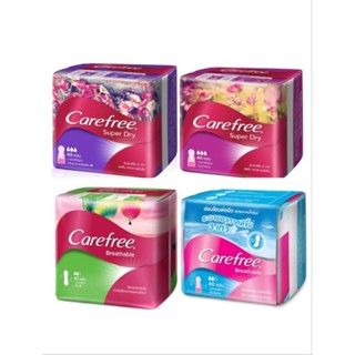 Carefree แคร์ฟรี แผ่นอนามัย 40ชิ้น มี4 สูตรให้เลือก