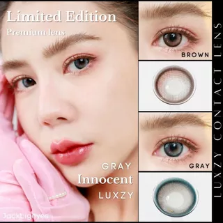 Limited เลนส์พรีเมียม By Luxzy Lens Innocent (เลนส์รายเดือน)เลนส์ฟิวเตอร์ กลิตเตอร์ ตาหวานสายตา0.00-1000