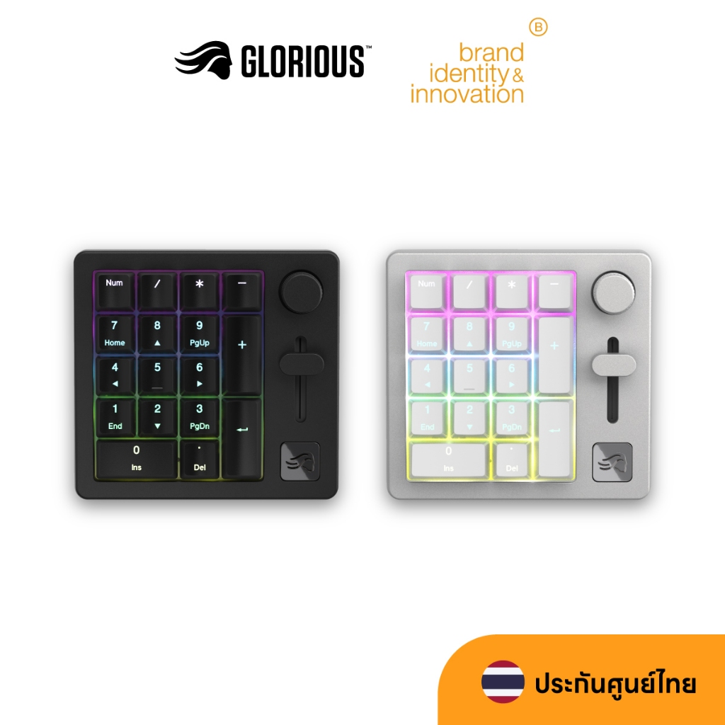 Glorious GMMK Numpad Premium Wireless customizable Mechanical Numpad มีให้เลือก 2 สี