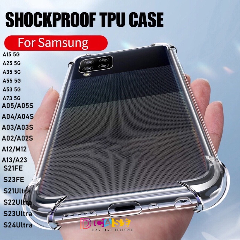 เคส เคสใสกันกระแทก For Samsung A57 S26 A17 A07 A56 A36 A26 A16 A15 A55 A06 S25 Ultra A05S A35 A13 A14 A53 A54 A24 A25