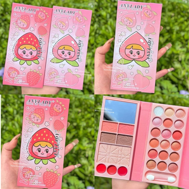 อายแชโดว์ พาเลททาตา​ พาเลท Anylady Eyeshadow เนื้อแมท ชิ​มเมอร์​ กลิตเตอร์ สีสวย ติดทนนาน กันน้ำ