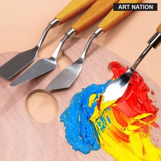 เกียงผสมสี ART NATION ชุด 3 ด้าม (WK-03) / 5 ด้าม (MPK-05) เกรียง เกรียงวาดรูป เกียงปาดสี