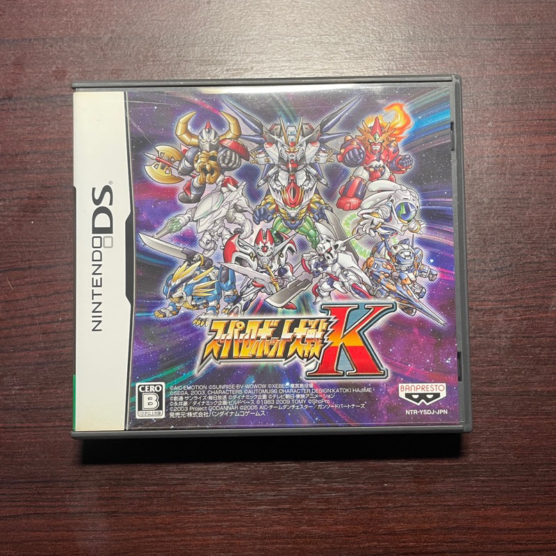 แผ่นแท้ Super Robot Taisen K (JP) NDS