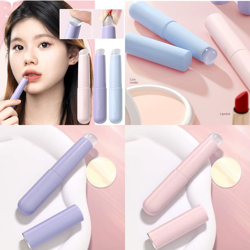 (กดในไลฟ์ลด50% ) Lip Brush แปรงเอนกประสงค์ หัวซิลิโคนนุ่มนิ่ม เบนลิปทาลิปสวย ทาคอลซีลเลอร์ ใช้เสร็จเช็ดออกได้ (27)