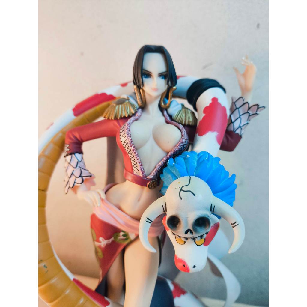 [ของแท้]    โมเดลวันพีช SQ Boa Hancock  โบอา ฟิกเกอร์ มือ2(ขาดลิ้นงู)  ฟิกเกอร์ figure A0033 Figure 
