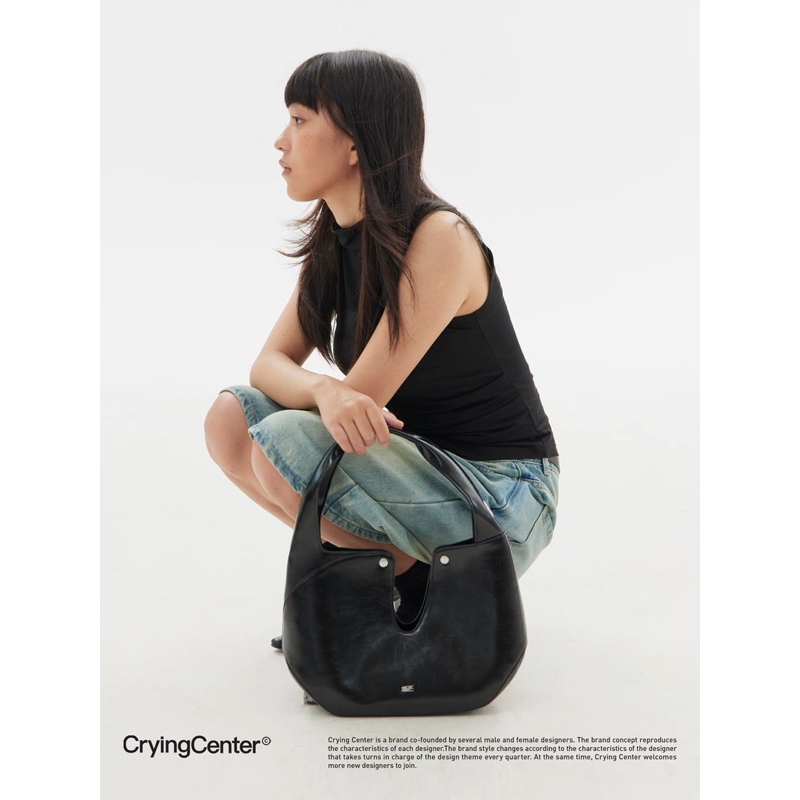CryingCenter กระเป๋าสะพายข้าง/สะพายไหล่ Bowling Bag