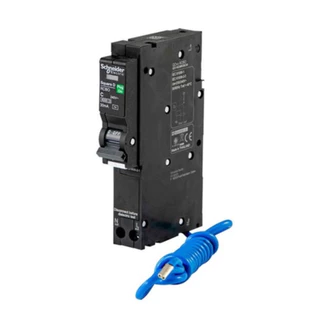 เซอร์กิตเบรกเกอร์ ลูกย่อย กันดูด 1P 6kA 30mA 10A 16A 20A 32A 40A 50A ป้องกันไฟรั่ว RCBO schneider